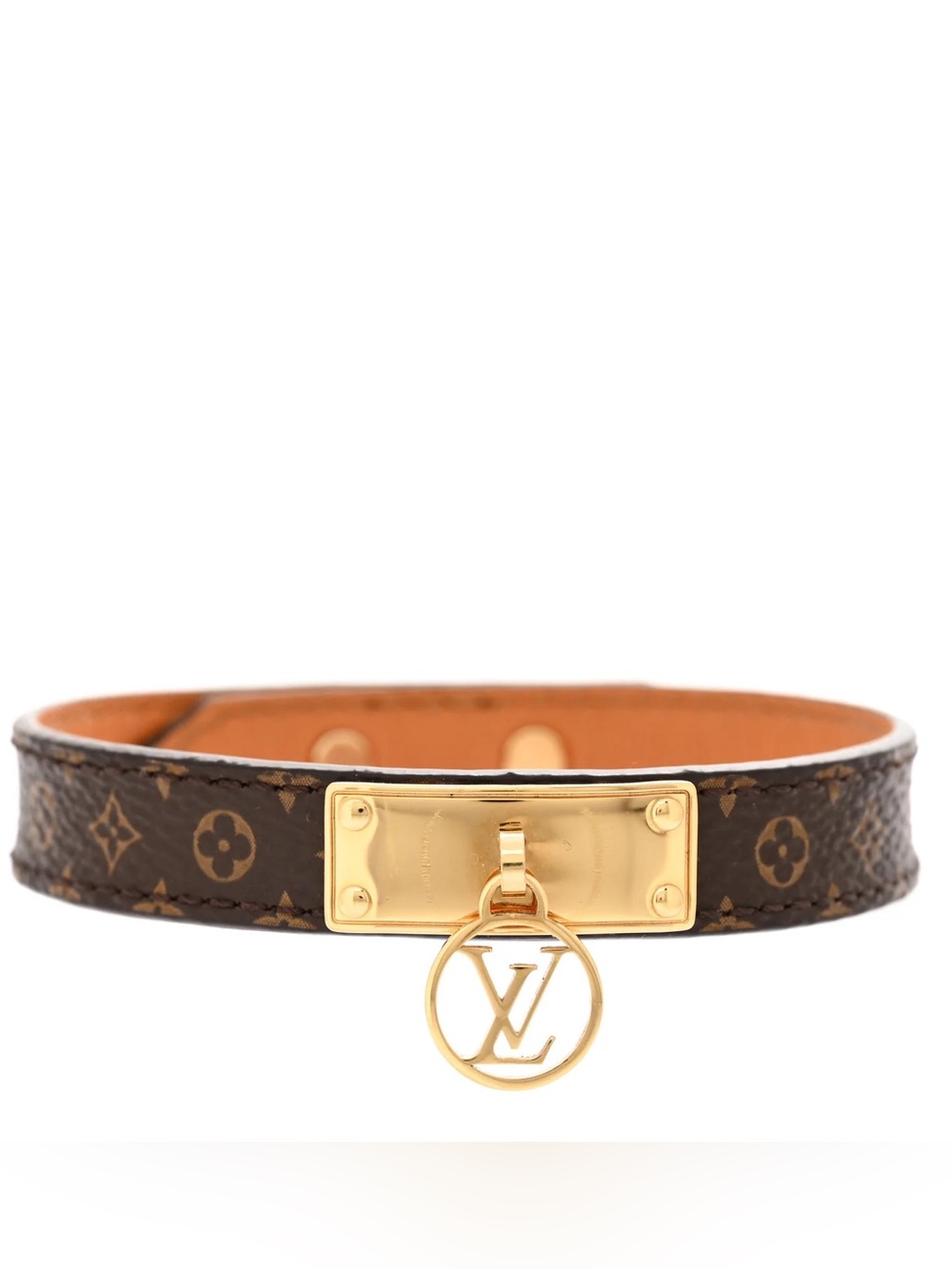 LOUIS VUITTON Monogram Logomania Bracelet 19